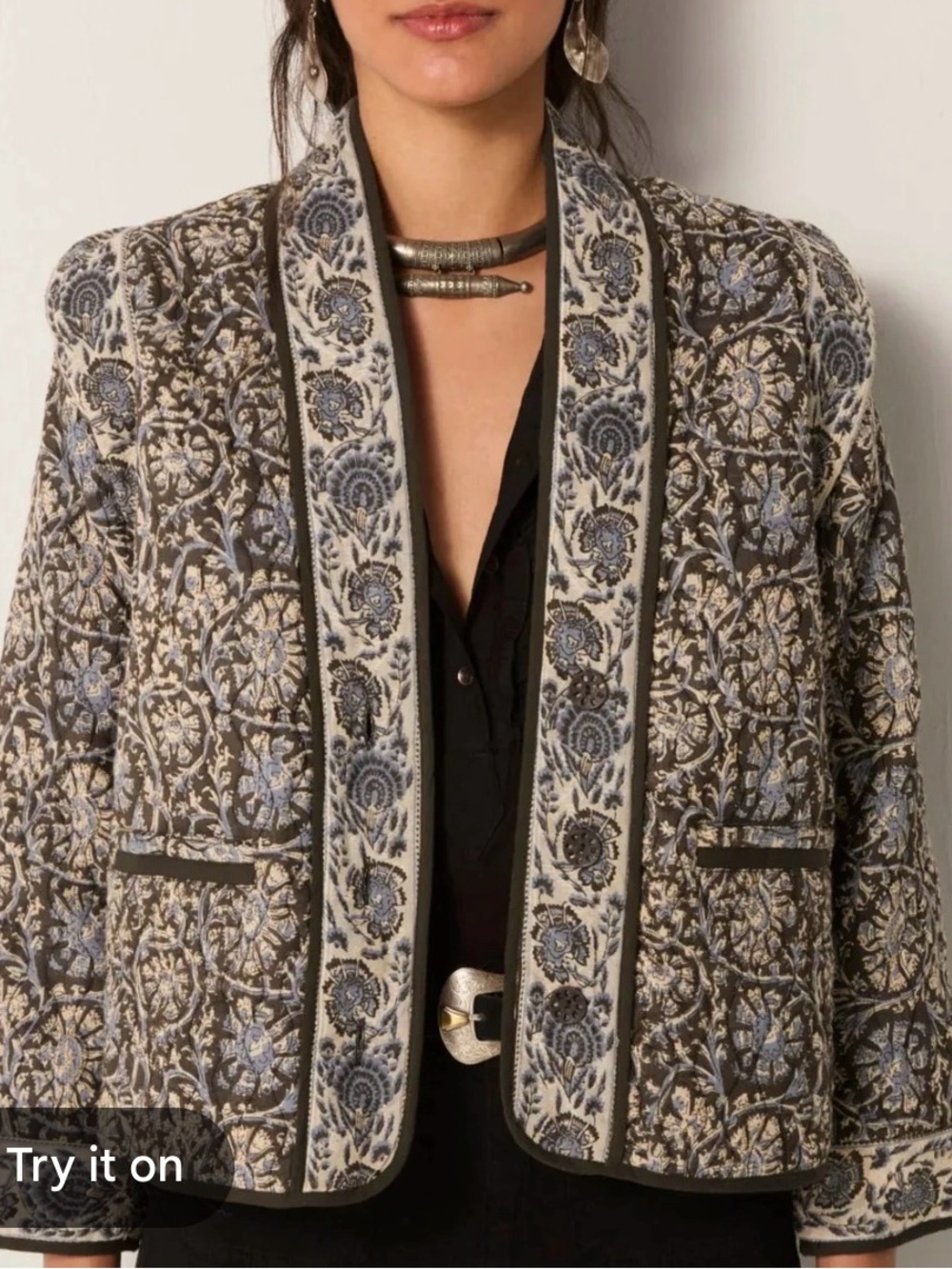 Nwt Maison Hotel Sugata Jacket Blue orchid XL